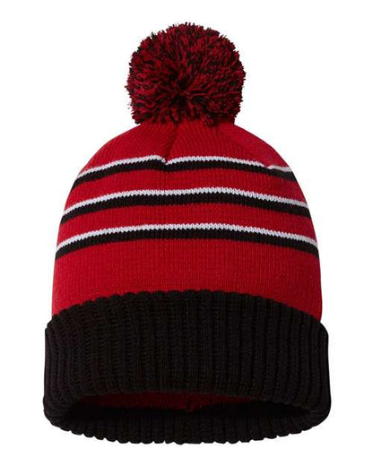 Richardson Stripe Pom Beanie Westonka