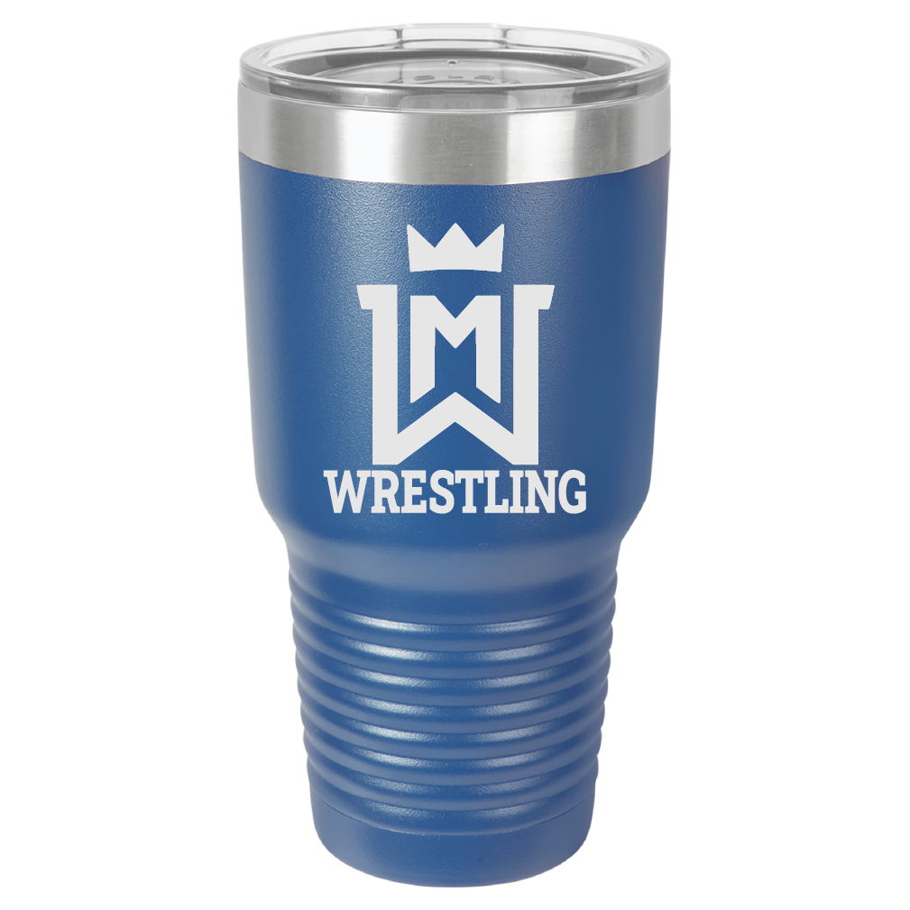 WM Wrestling Champion 30oz Tumber W/ Slider