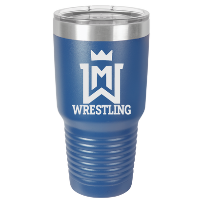 WM Wrestling Champion 30oz Tumber W/ Slider