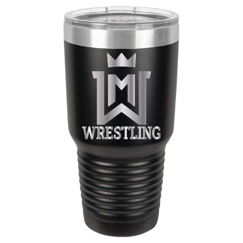 WM Wrestling Champion 30oz Tumber W/ Slider