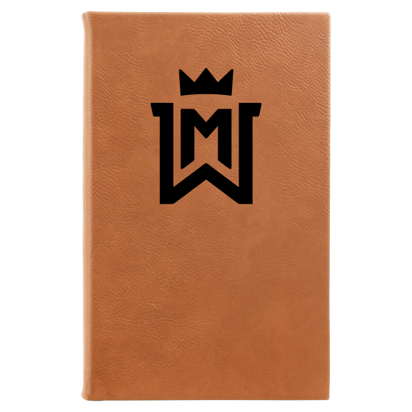 WM 5.25" x 8.25" Leatherette Journal W/ Lined Notepad