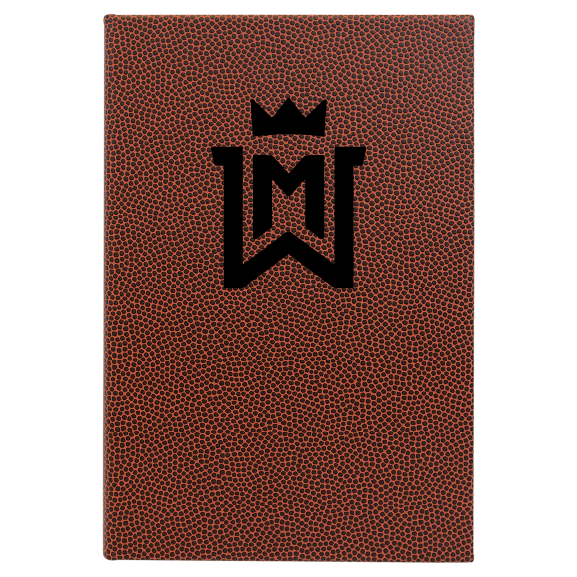 WM Sports 5.25" x 8.25" Leatherette Journal W/ Lined Notepad