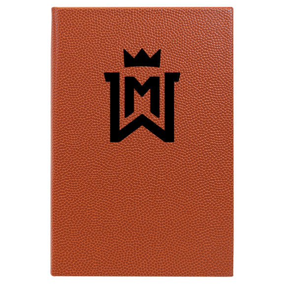 WM Sports 5.25" x 8.25" Leatherette Journal W/ Lined Notepad