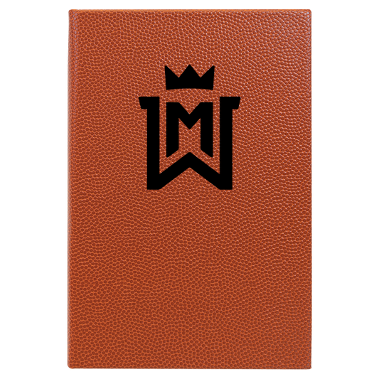 WM Sports 5.25" x 8.25" Leatherette Journal W/ Lined Notepad