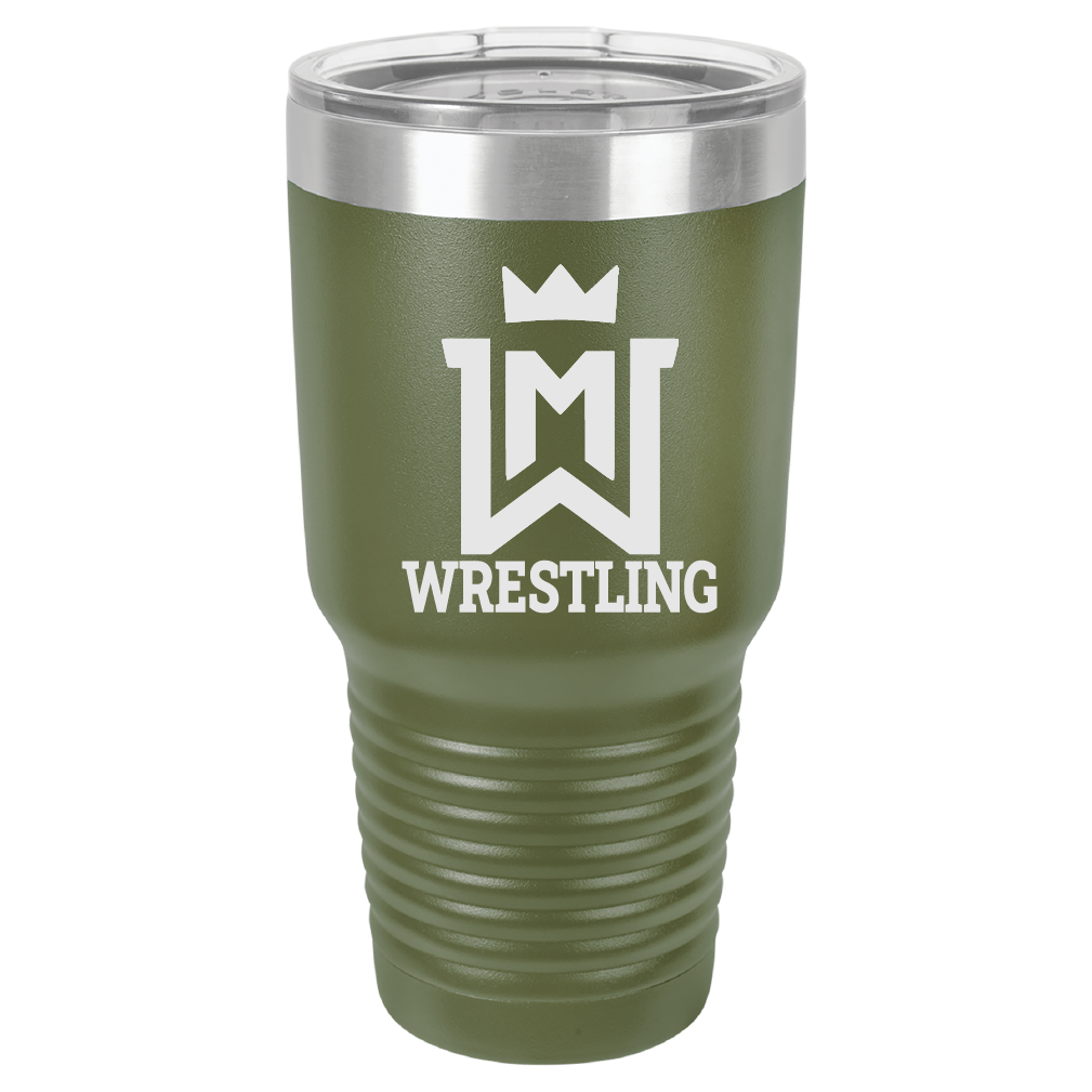 WM Wrestling Champion 30oz Tumber W/ Slider