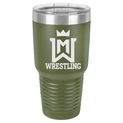 WM Wrestling Champion 30oz Tumber W/ Slider