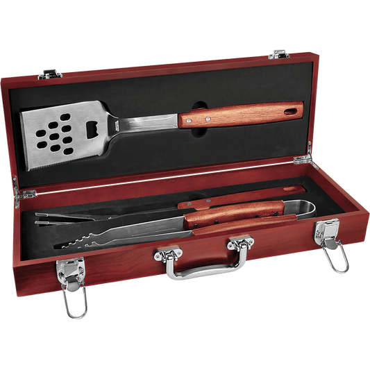 3-Piece Rosewood BBQ Set - Halstead