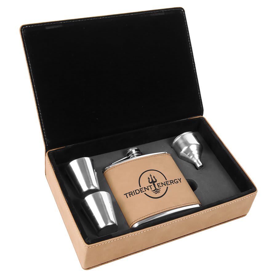 6 oz. Flask Gift Set - Halstead