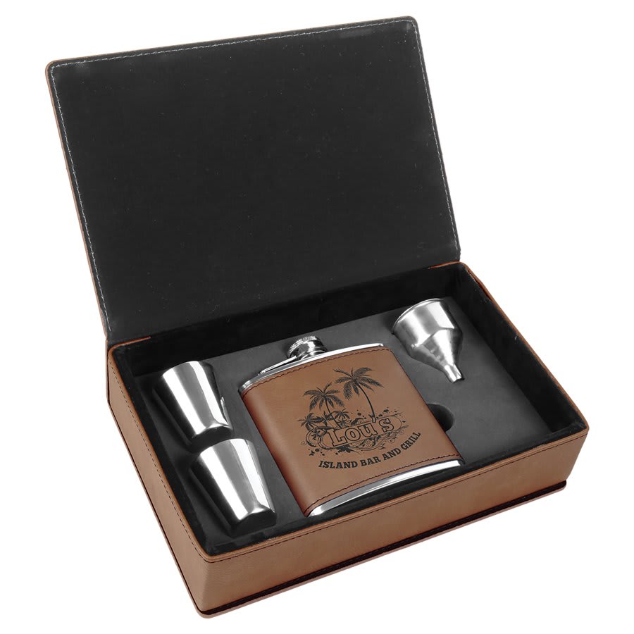 6 oz. Flask Gift Set - Halstead