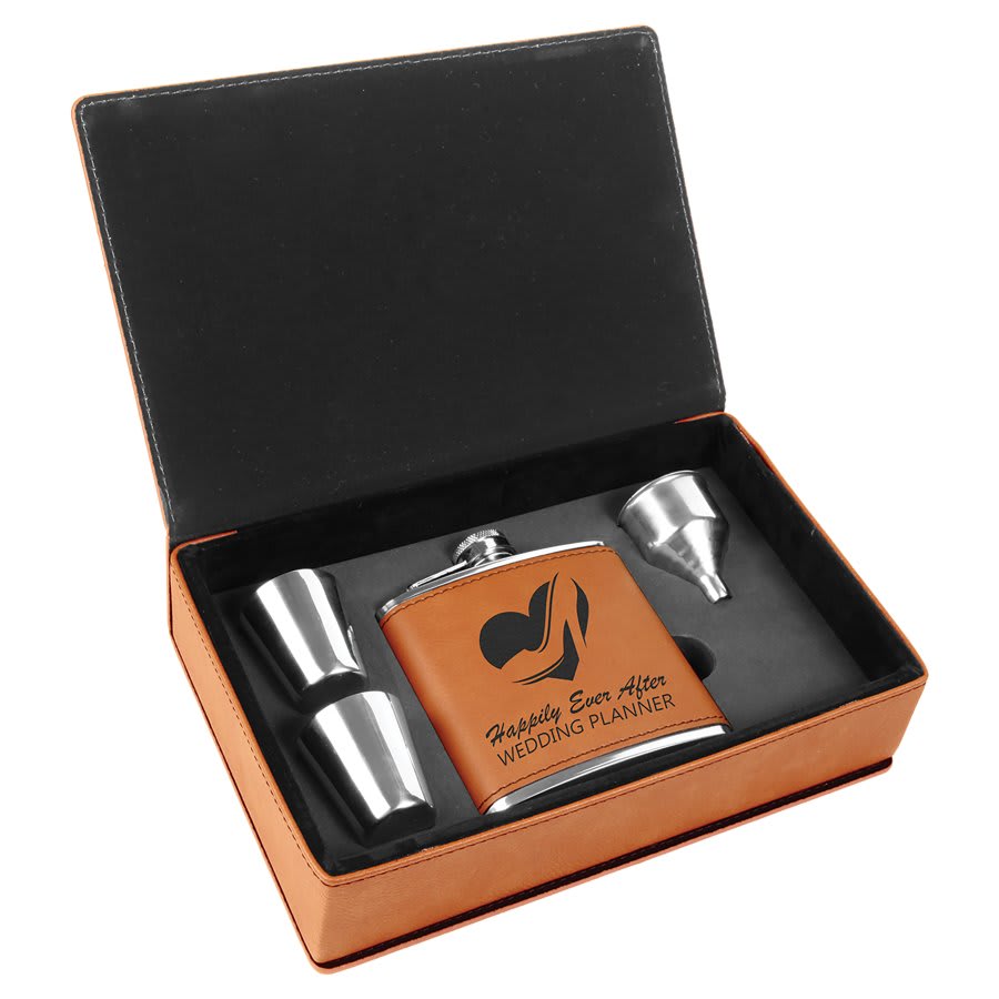 6 oz. Flask Gift Set - Halstead