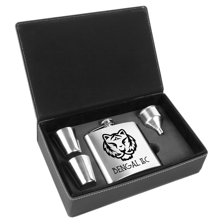 6 oz. Flask Gift Set - Halstead