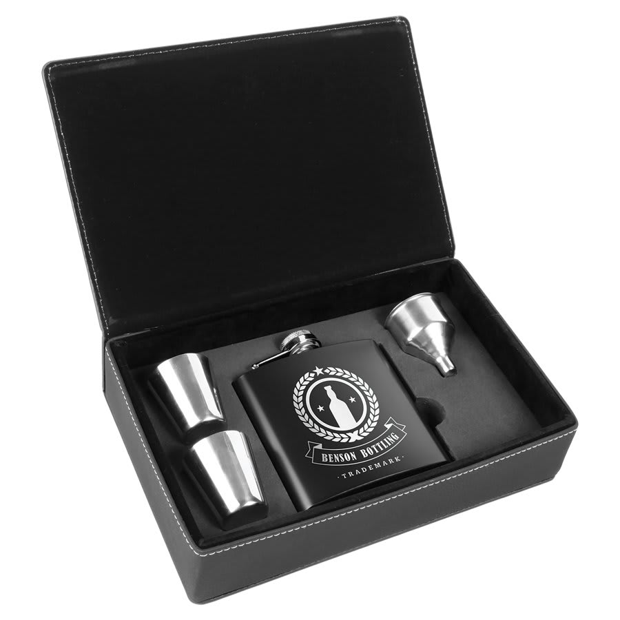 6 oz. Flask Gift Set - Halstead