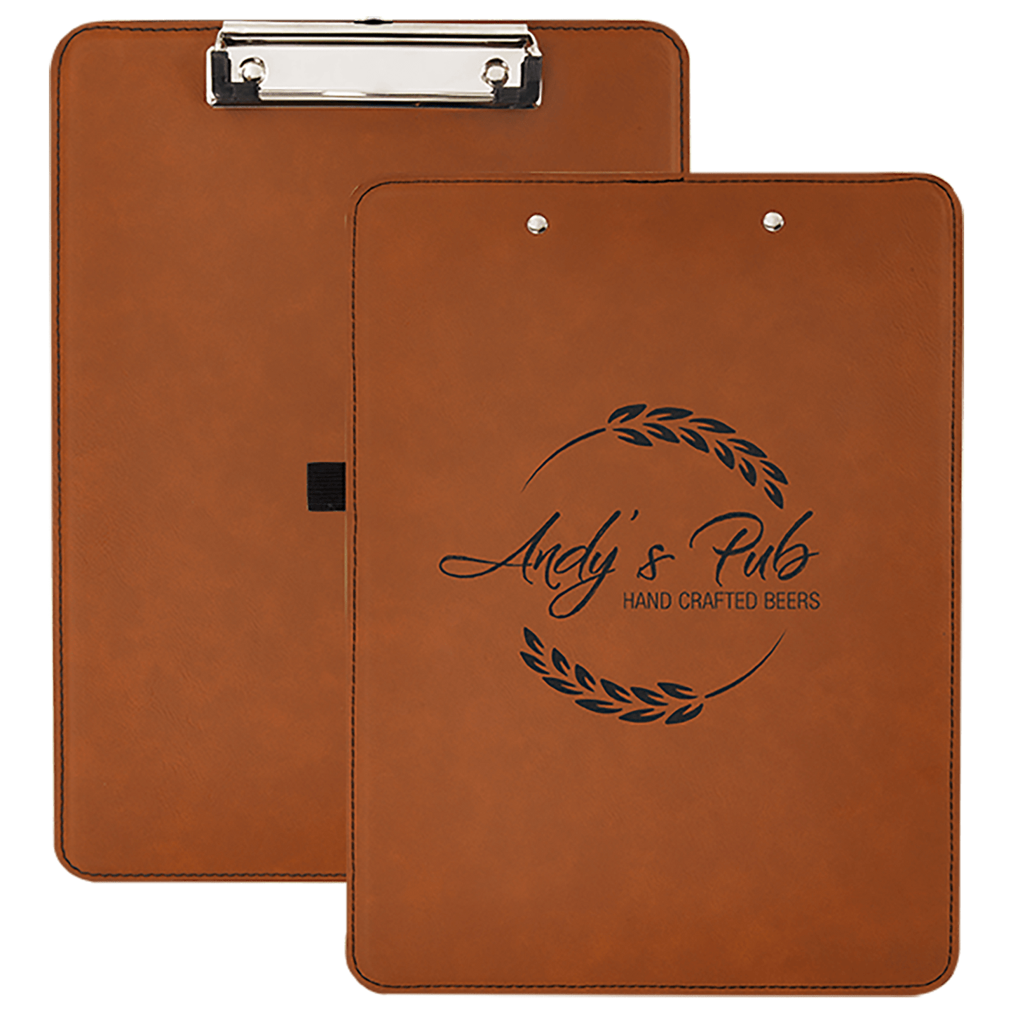 9 x 12.5 LEatherette Clipboard - Halstead