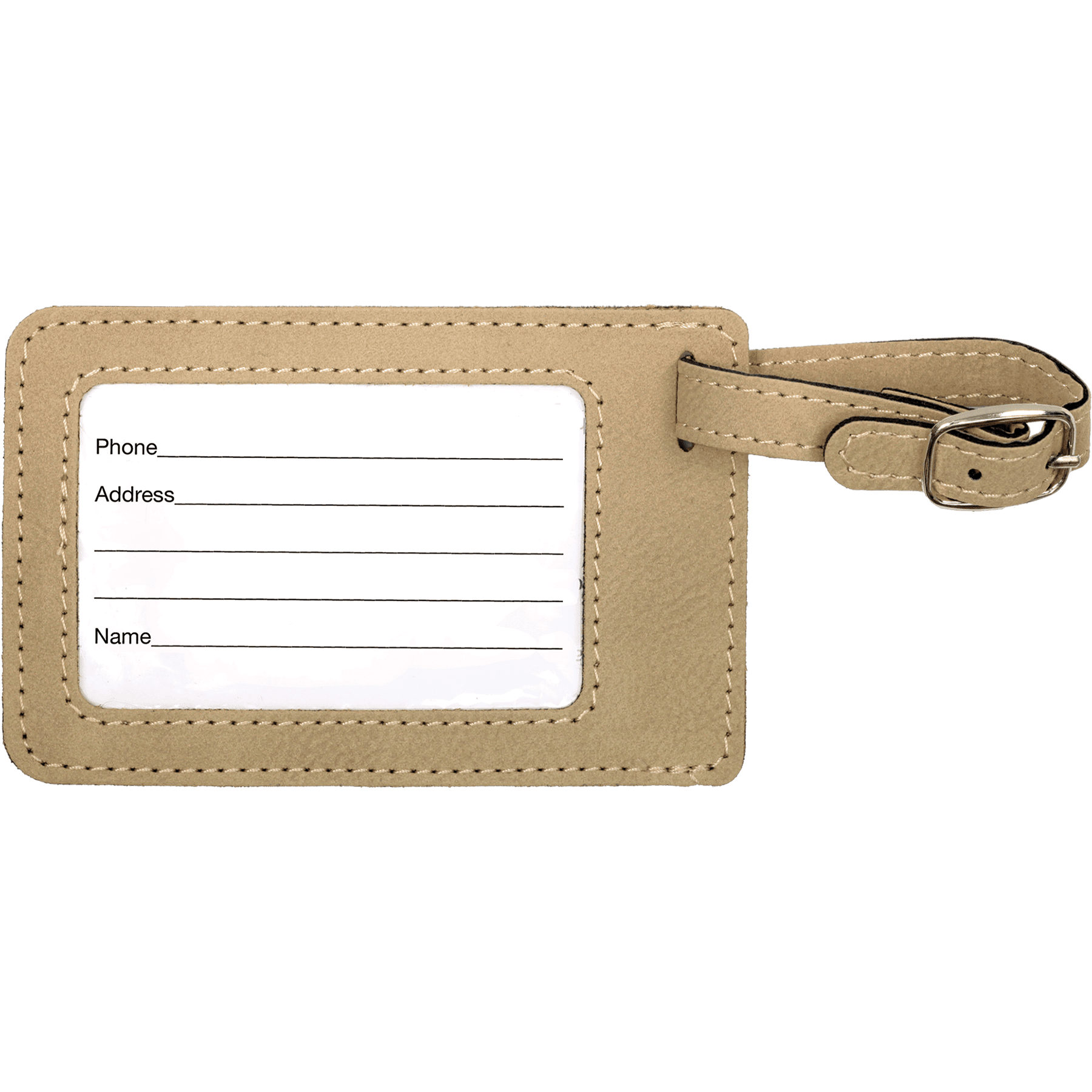 Leatherette Luggage/Bag Tag - Halstead