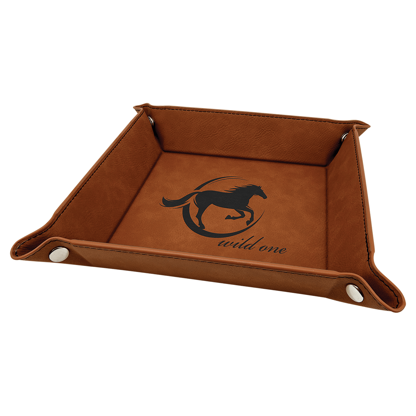 6x6 Leatherette Tray - Halstead