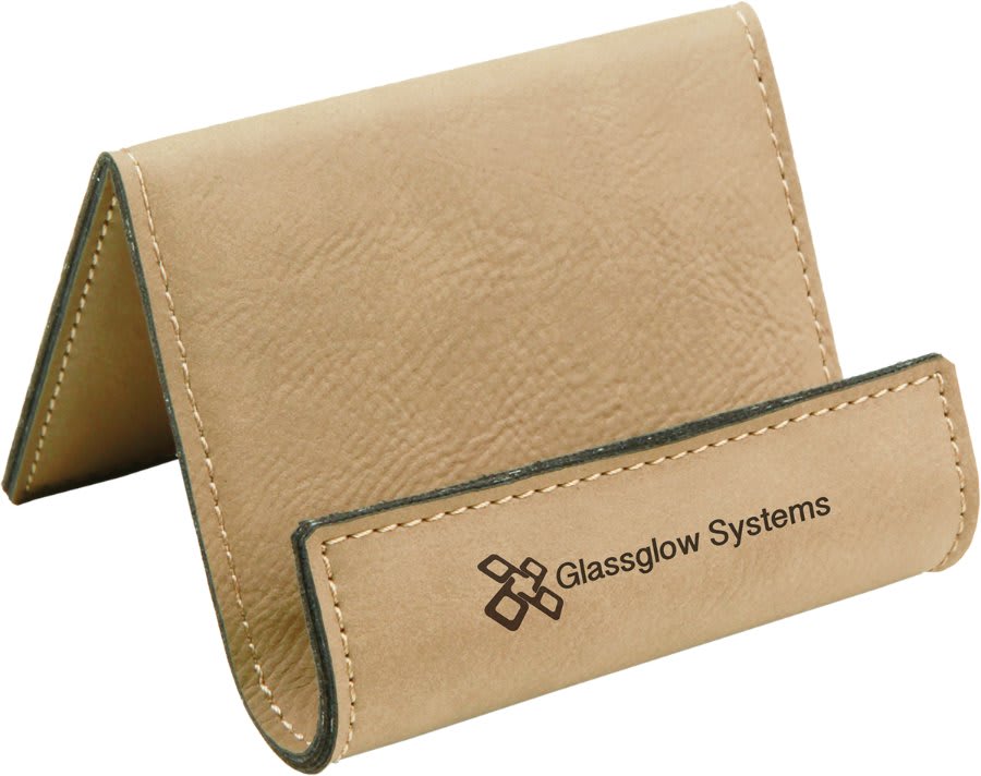 Leatherette Business Card Holder - Halstead