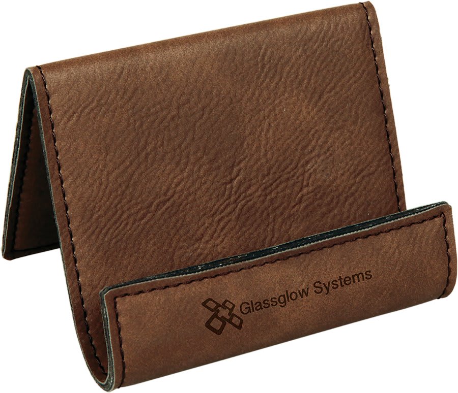 Leatherette Business Card Holder - Halstead