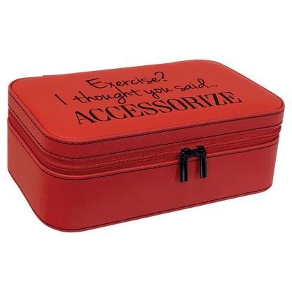 7.5" x 4.5" Leatherette Jewelery Box - Halstead