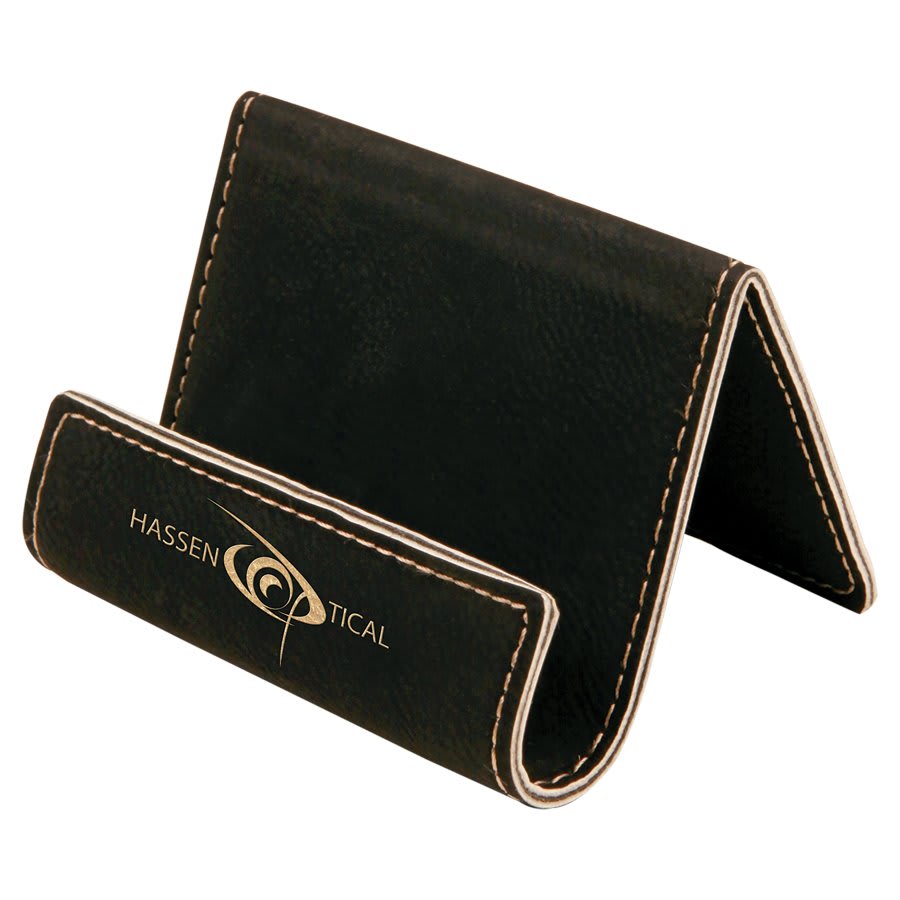 Leatherette Business Card Holder - Halstead