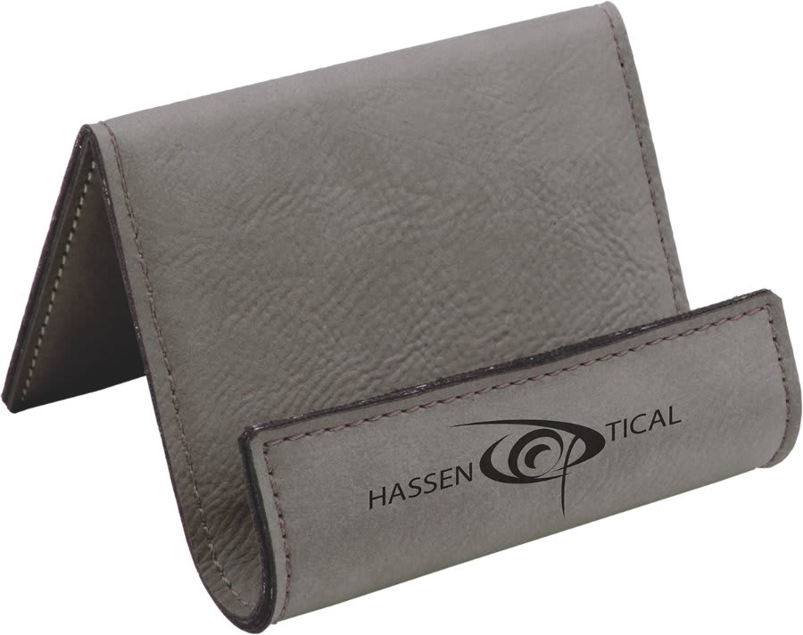 Leatherette Business Card Holder - Halstead