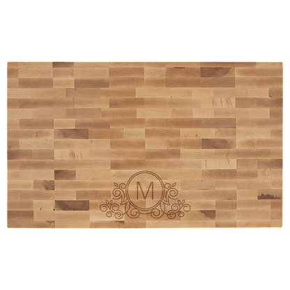 22" x 13" Maple Butcherblock Cutting Board - Halstead