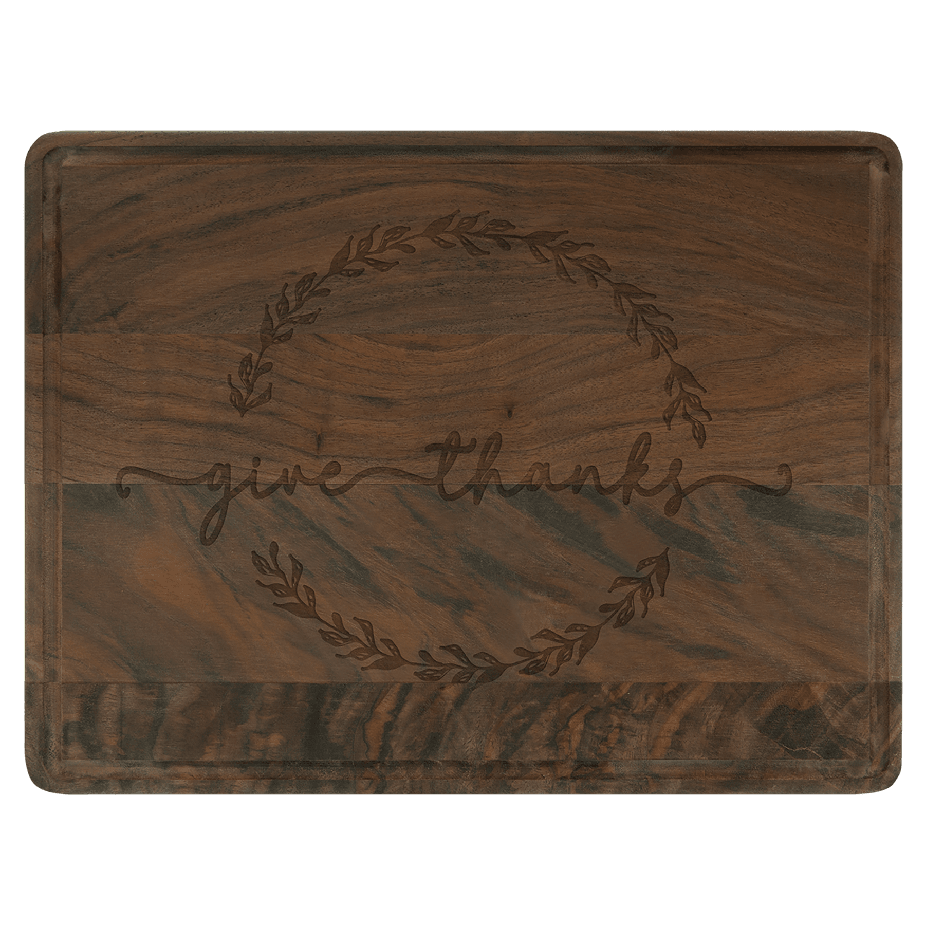 Walnut Cutting Board with Drip Ring 11.5"x8.75" - Halstead