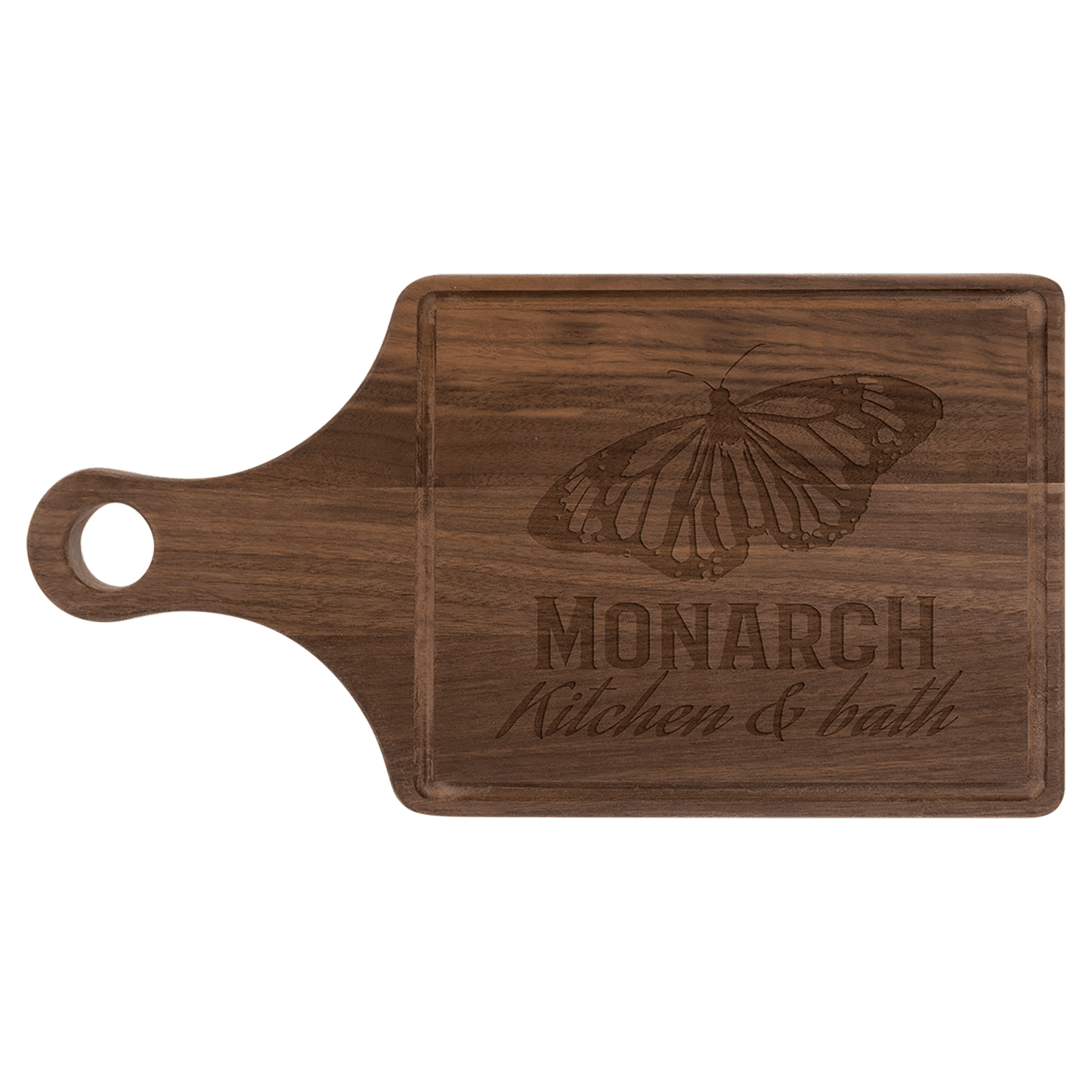 Walnut Cutting Board Paddle 13.5"x7" - Halstead