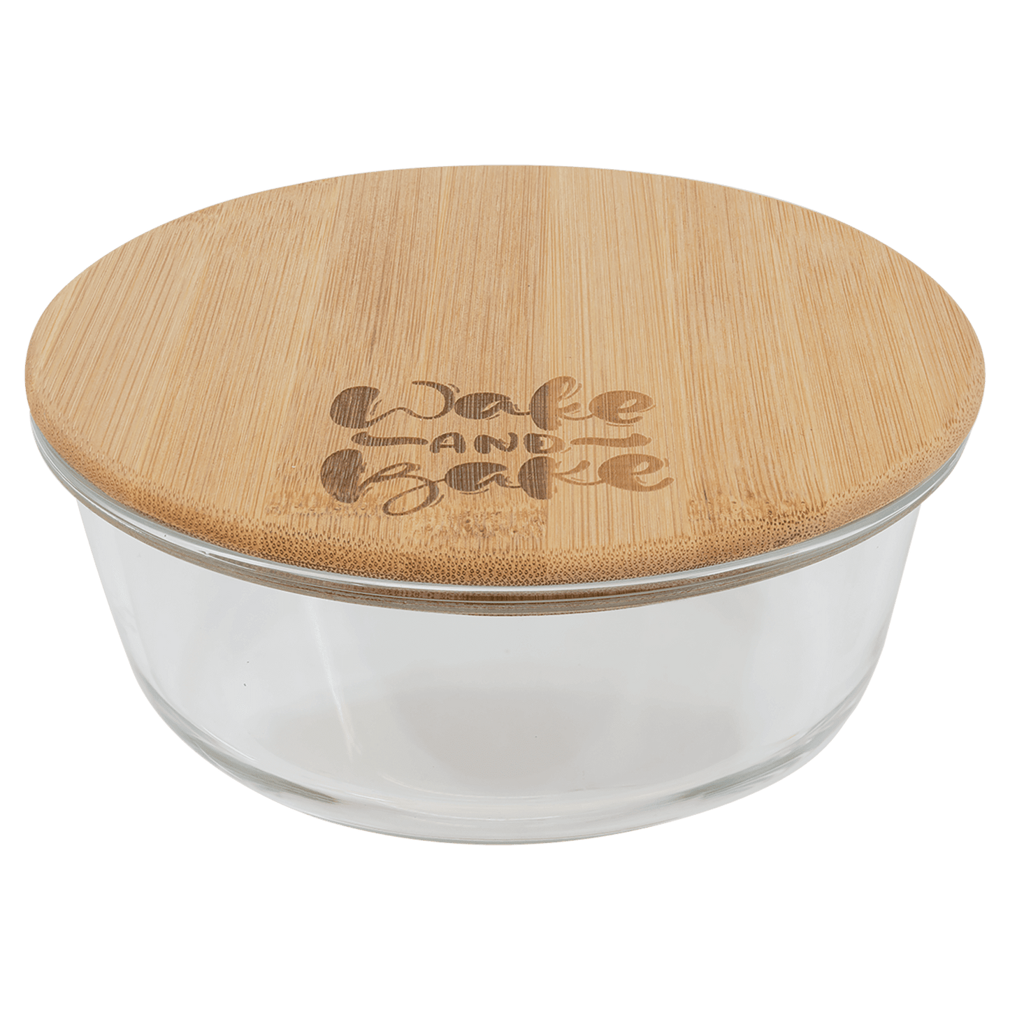 32oz Round Glass Container with Bamboo Lid - Halstead