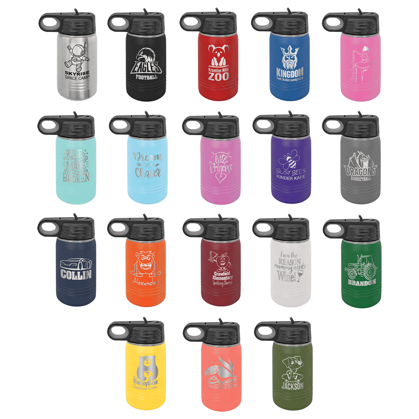 12oz Water Bottle - Halstead