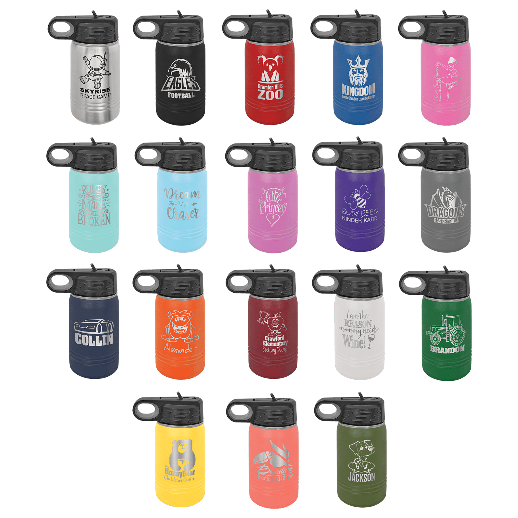 12oz Water Bottle - Halstead