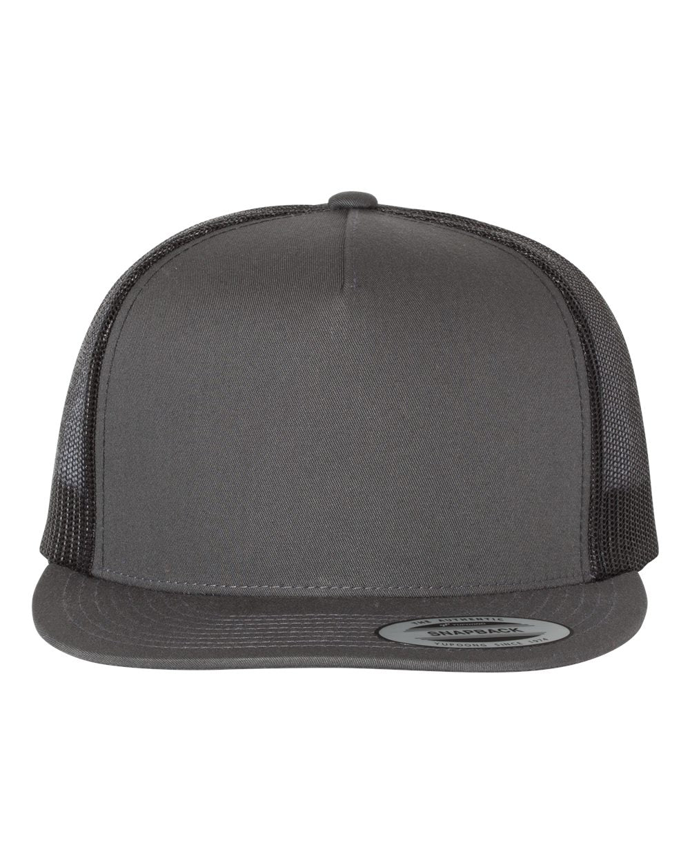 YP Classic 6006 Flat Bill Snapback Mesh Hat - Halstead