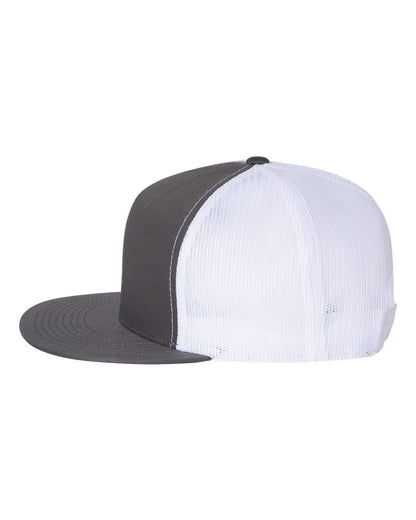 YP Classic 6006 Flat Bill Snapback Mesh Hat - Halstead