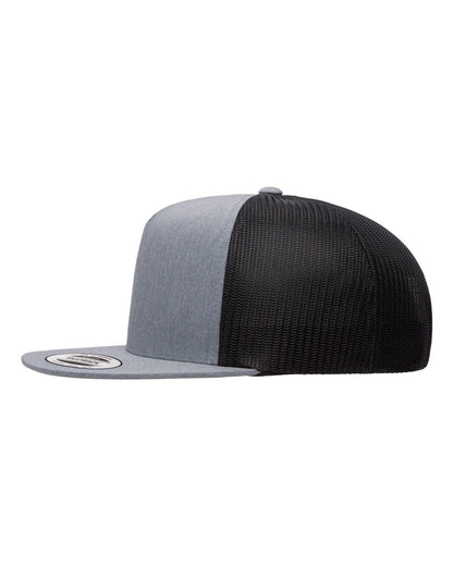 YP Classic 6006 Flat Bill Snapback Mesh Hat - Halstead