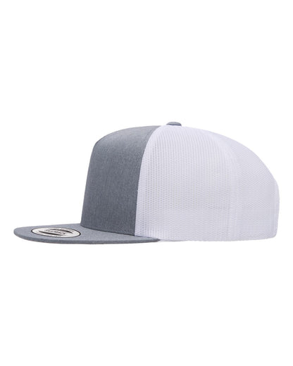 YP Classic 6006 Flat Bill Snapback Mesh Hat - Halstead