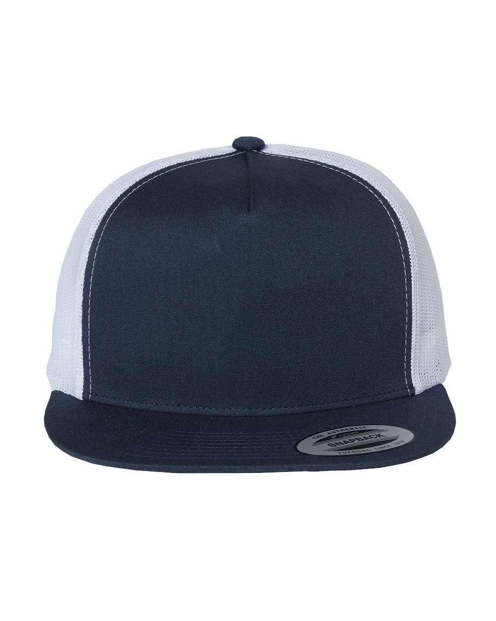 YP Classic 6006 Flat Bill Snapback Mesh Hat - Halstead