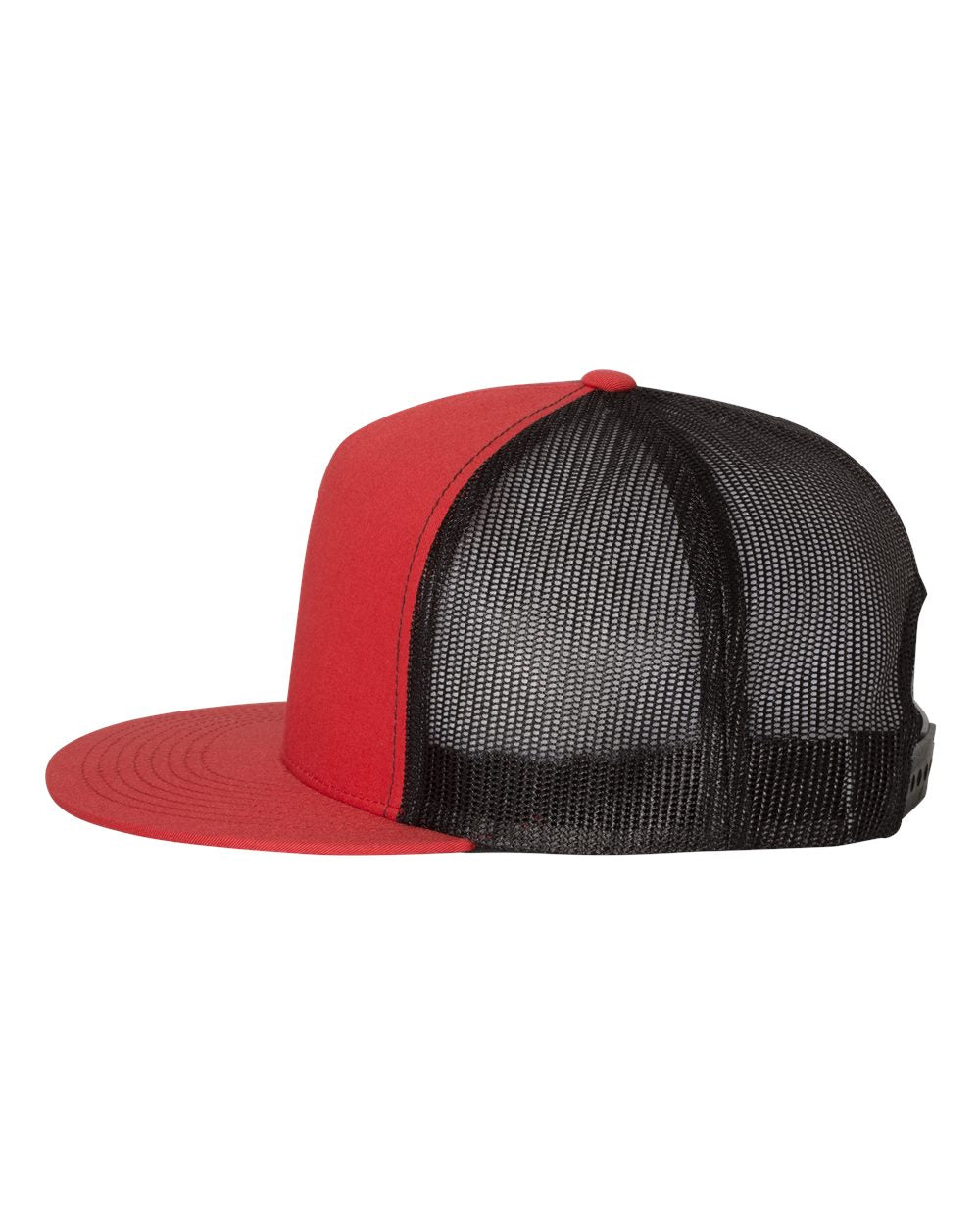 YP Classic 6006 Flat Bill Snapback Mesh Hat - Halstead