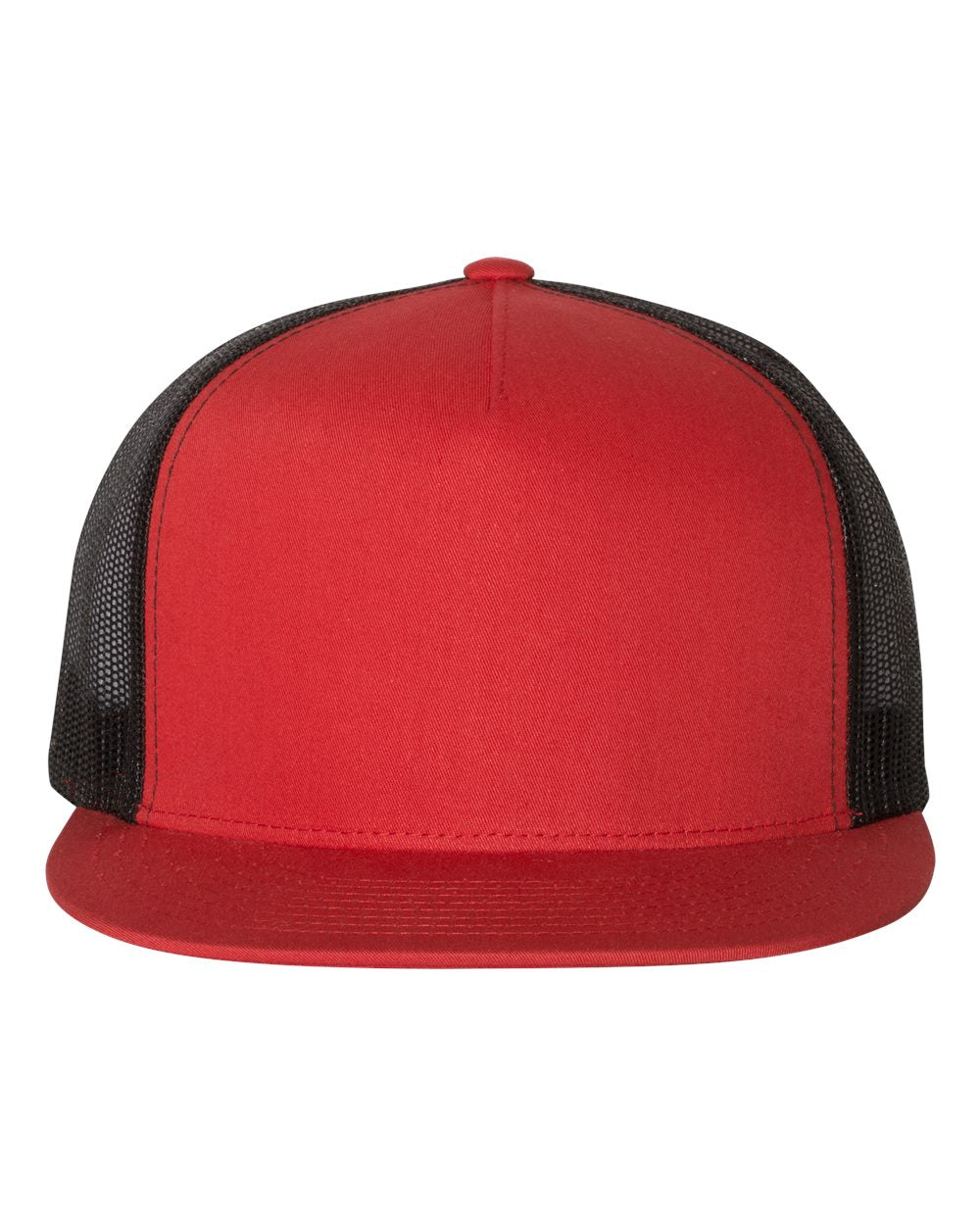 YP Classic 6006 Flat Bill Snapback Mesh Hat - Halstead