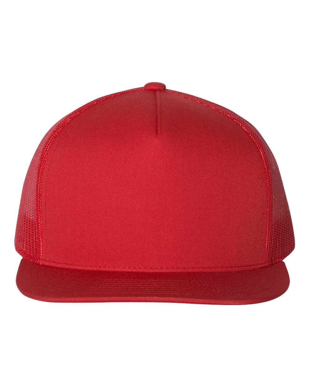 YP Classic 6006 Flat Bill Snapback Mesh Hat - Halstead