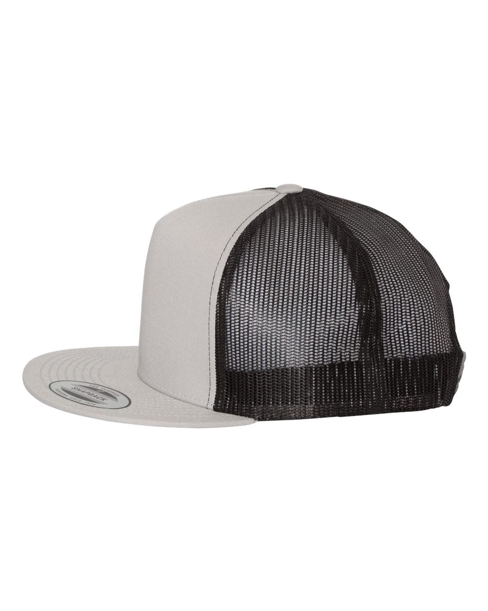 YP Classic 6006 Flat Bill Snapback Mesh Hat - Halstead