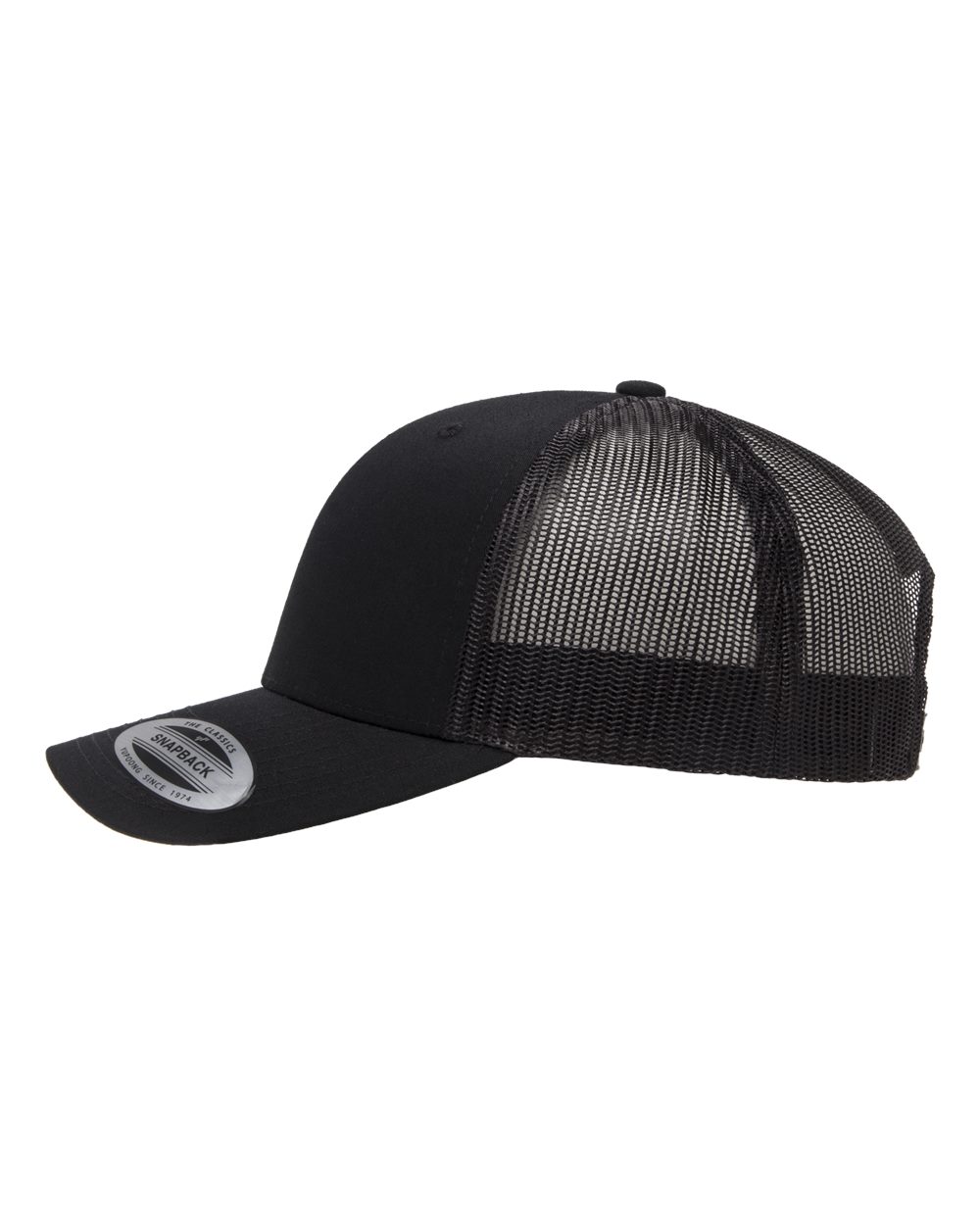 YP Classic 6606 Curved Bill Snapback Mesh Hat - Halstead