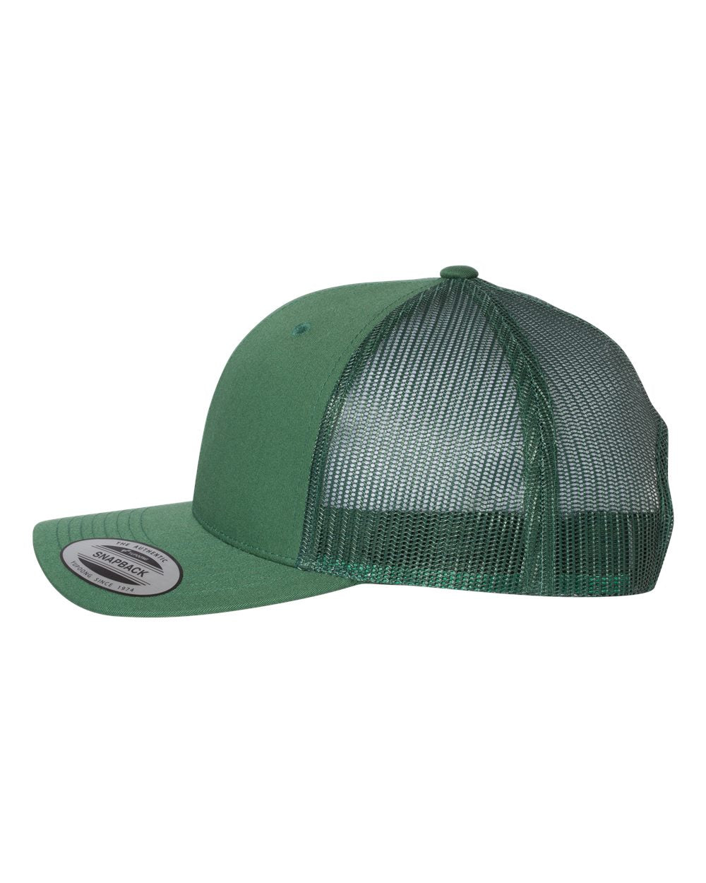 YP Classic 6606 Curved Bill Snapback Mesh Hat - Halstead