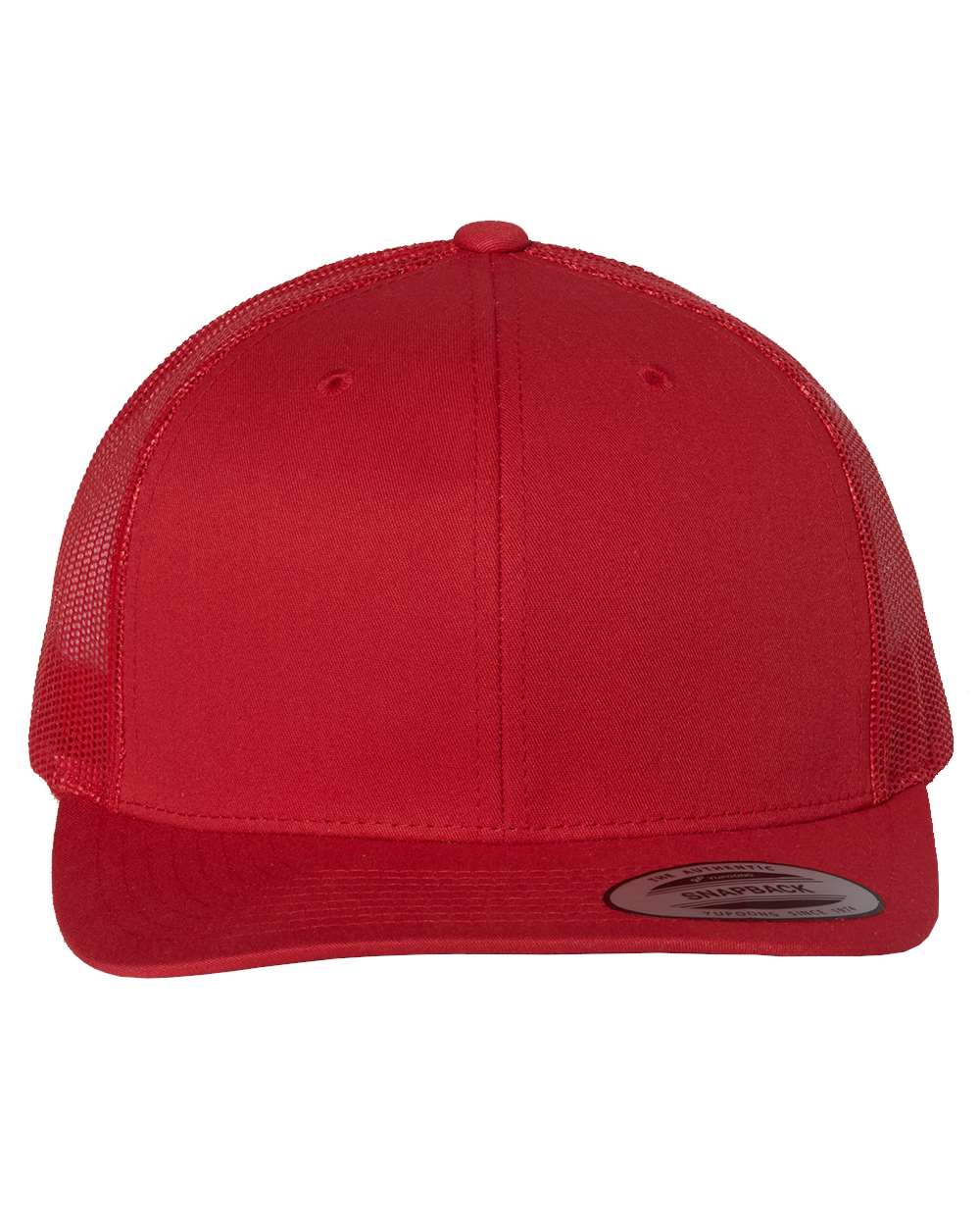 YP Classic 6606 Curved Bill Snapback Mesh Hat - Halstead